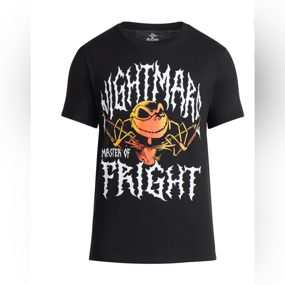 NWT Disney‎ Nightmare Before Christmas Jack Skellington Master of Fright Tee M